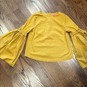Catherine Malandrino Mustard Yellow Top Sz XS👌
